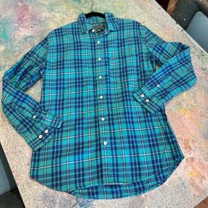 Turquoise Flannel Shirt